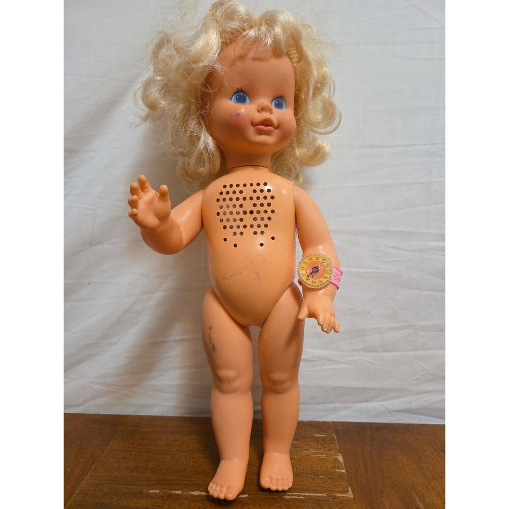 Mattel Timey Tell 18” Doll with Watch TLC Mute Vintage 1964